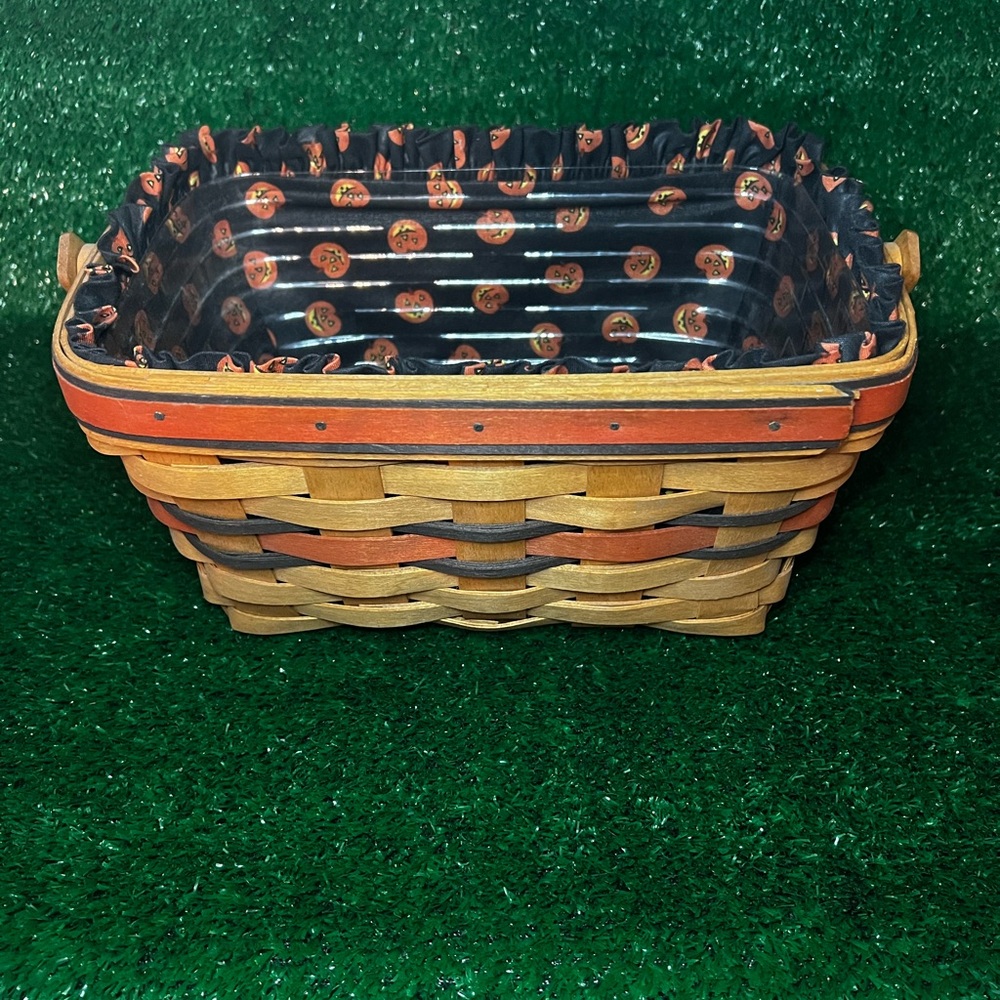 Longaberger 1994 Boo Basket Halloween w/Liner and Protector